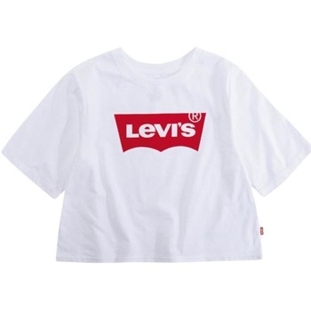 Υφασμάτινα Κορίτσι T-shirt με κοντά μανίκια Levi's  Άσπρο