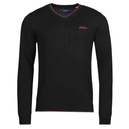 Υφασμάτινα Άνδρας Πουλόβερ Jack & Jones JORTONS Black