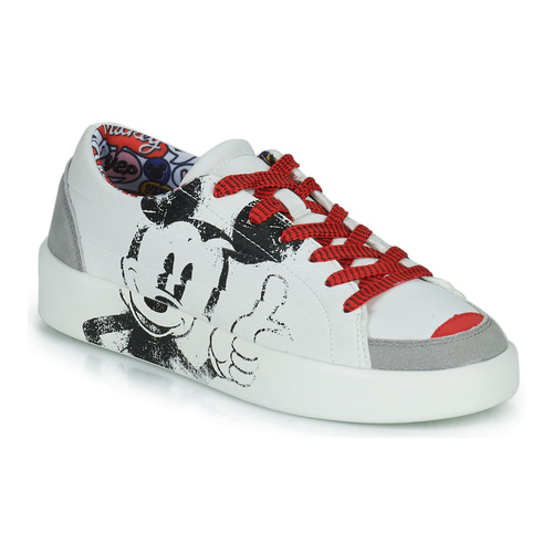 Παπούτσια Γυναίκα Χαμηλά Sneakers Desigual FANCY MICKEY Άσπρο / Black