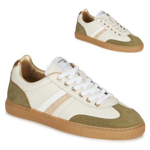 Παπούτσια Γυναίκα Χαμηλά Sneakers Serafini COURT Beige / Kaki