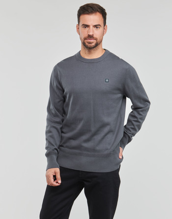 Υφασμάτινα Άνδρας Πουλόβερ G-Star Raw Premium core r knit Grey