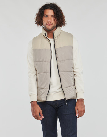 Υφασμάτινα Άνδρας Μπουφάν Jack & Jones JJCHILI BODYWARMER Beige