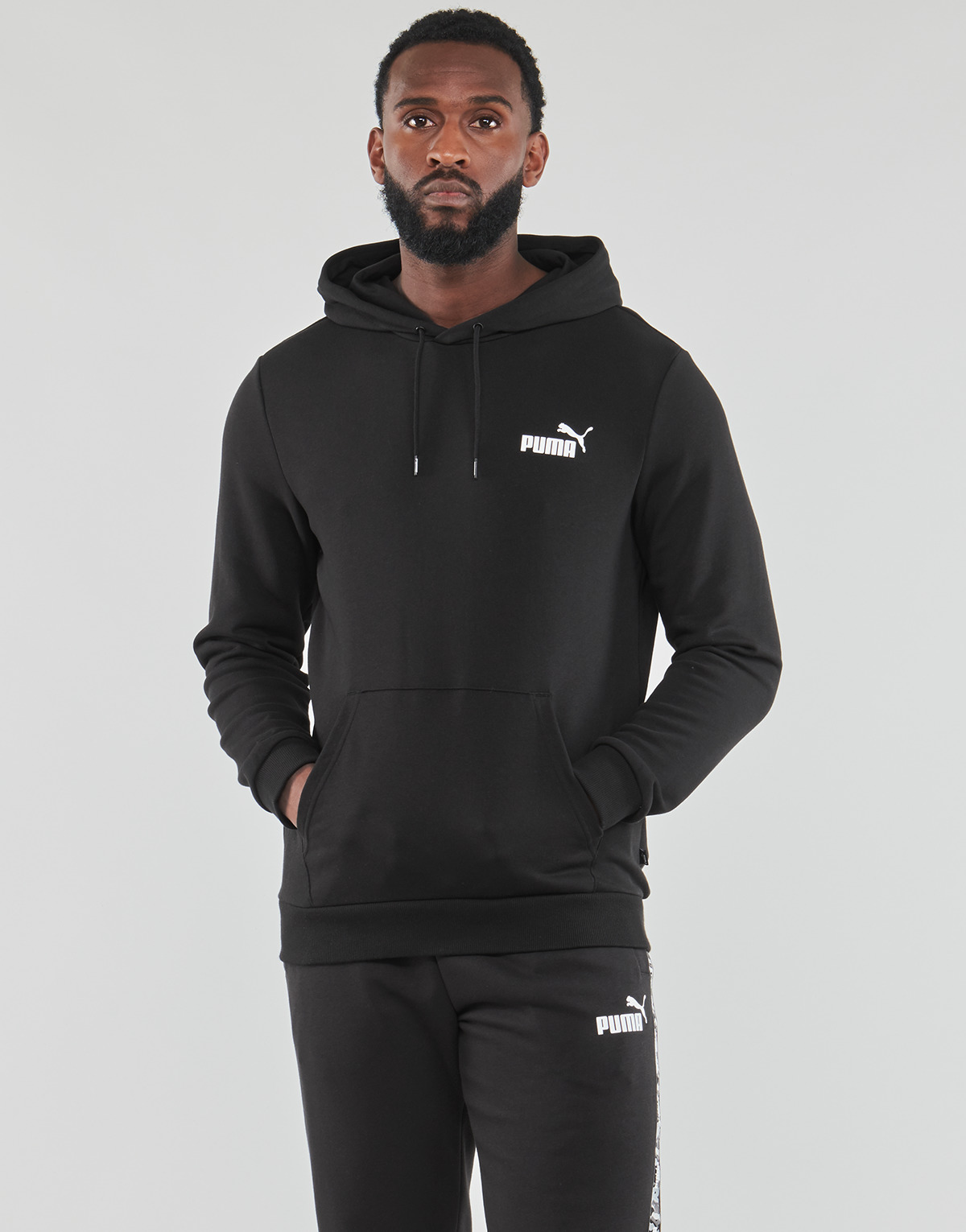 Υφασμάτινα Άνδρας Φούτερ Puma ESS SMALL LOGO HOODIE Black