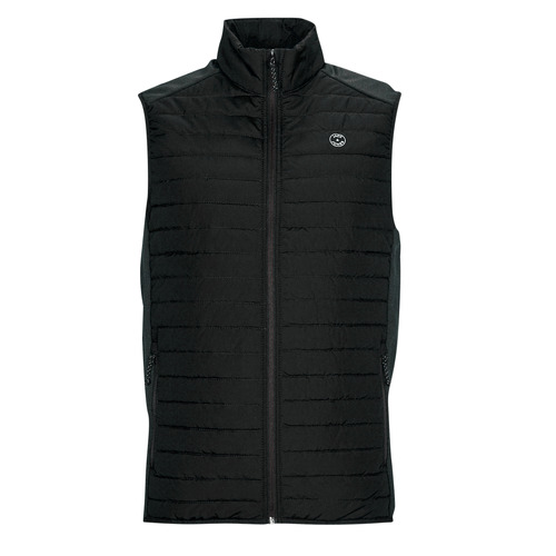 Υφασμάτινα Άνδρας Μπουφάν Jack & Jones JJEMULTI BODYWARMER COLLAR Black