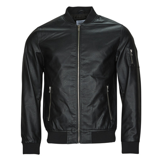 Υφασμάτινα Άνδρας Μπουφάν Jack & Jones JJROCKY PU BOMBER Black