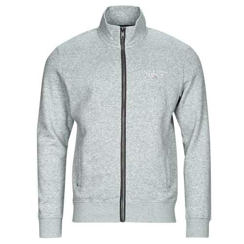 Υφασμάτινα Άνδρας Φούτερ Jack & Jones JPRBLUARCHIE SWEAT ZIP  HIGH NECK Grey