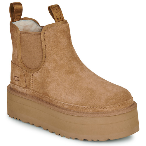 Παπούτσια Γυναίκα Μπότες UGG NEUMEL PLATFORM CHELSEA Camel