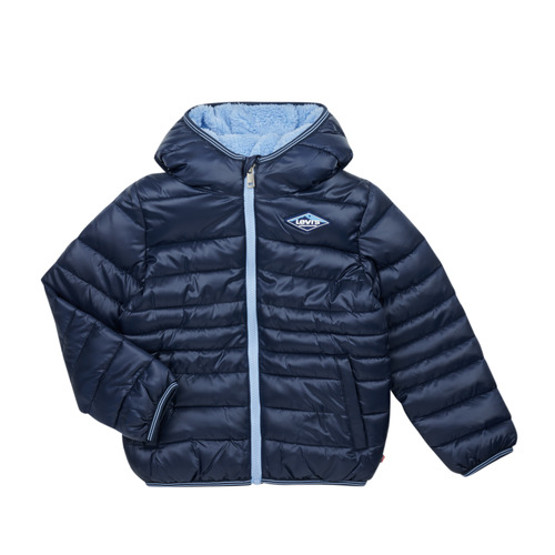 Υφασμάτινα Αγόρι Μπουφάν Levi's SHERPA LINED MDWT PUFFER J Marine