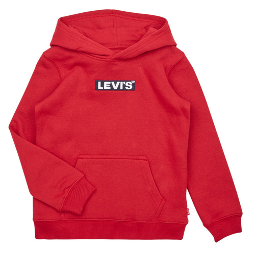 Υφασμάτινα Αγόρι Φούτερ Levi's LVN BOXTAB PULLOVER HOODIE Red