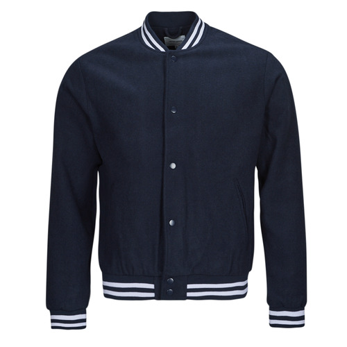 Υφασμάτινα Άνδρας Μπουφάν Jack & Jones JJZAC WOOL BOMBER Marine