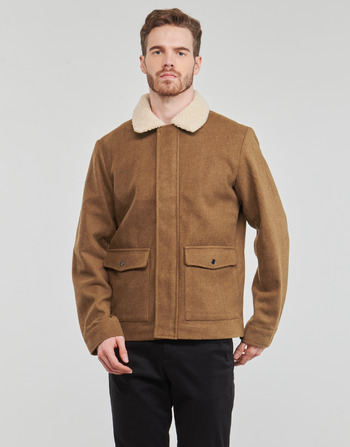 Υφασμάτινα Άνδρας Μπουφάν Jack & Jones JJZAC WOOL JACKET Camel