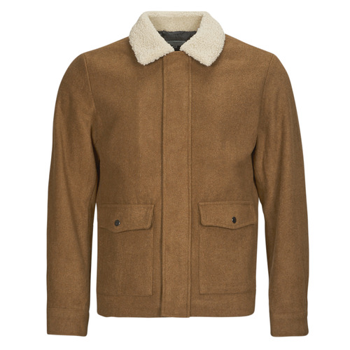 Υφασμάτινα Άνδρας Μπουφάν Jack & Jones JJZAC WOOL JACKET Camel