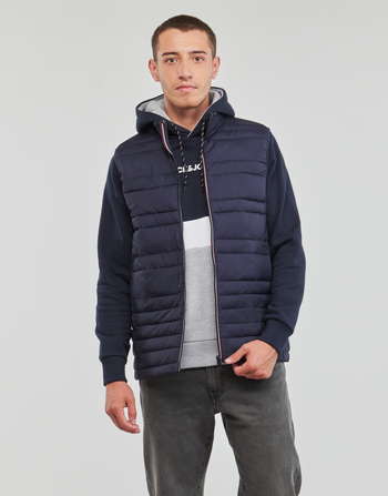 Υφασμάτινα Άνδρας Μπουφάν Jack & Jones JJSANTO BODYWARMER Marine