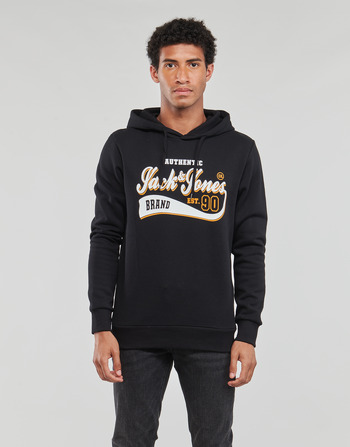 Υφασμάτινα Άνδρας Φούτερ Jack & Jones JJELOGO SWEAT HOOD 2 COL 23/24 Black