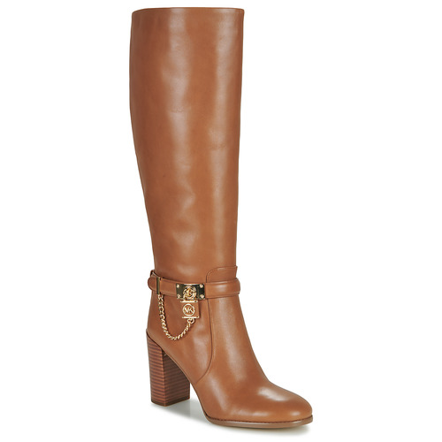 Παπούτσια Γυναίκα Μπότες για την πόλη MICHAEL Michael Kors HAMILTON HEELED BOOT Cognac