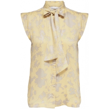 Υφασμάτινα Γυναίκα Μπλούζες La Strada Top Blossom S/S - Italian Straw Yellow