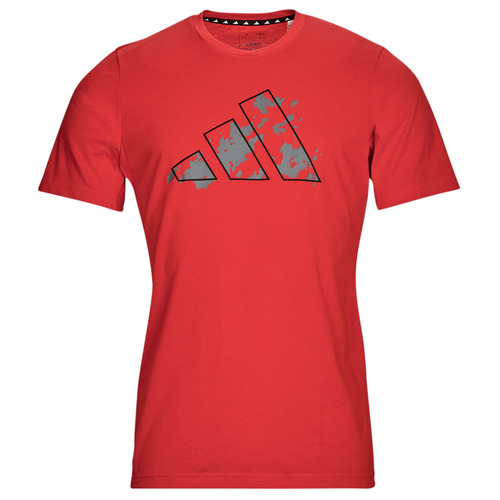 Υφασμάτινα Άνδρας T-shirt με κοντά μανίκια adidas Performance TR-ES+ TEE Red / Grey