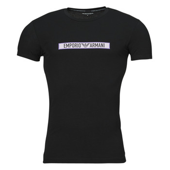 Υφασμάτινα Άνδρας T-shirt με κοντά μανίκια Emporio Armani LOGO LABEL Black