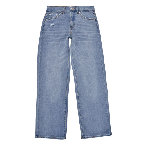 Υφασμάτινα Κορίτσι φαρδιά / καμπάνα Levi's WIDE LEG JEANS Denim