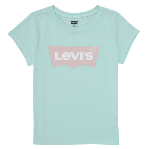 Υφασμάτινα Κορίτσι T-shirt με κοντά μανίκια Levi's BATWING TEE Μπλέ / Pastel / Ροζ / Pastel