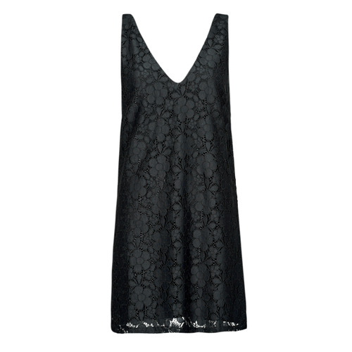 Υφασμάτινα Γυναίκα Κοντά Φορέματα Desigual VEST_LACE Black