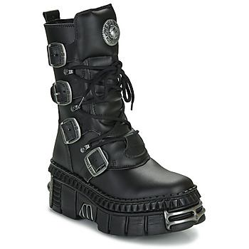 Παπούτσια Μπότες New Rock WALL 1473 VEGAN Black