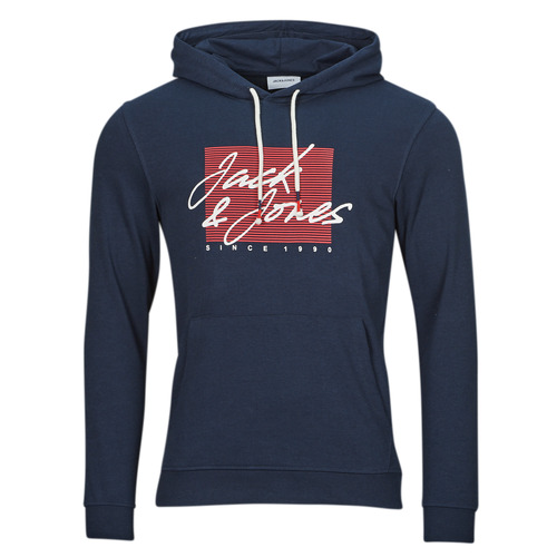 Υφασμάτινα Άνδρας Φούτερ Jack & Jones JJZURI SWEAT HOOD Marine