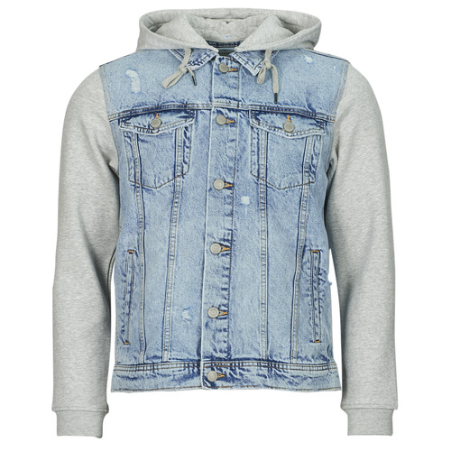 Υφασμάτινα Άνδρας Τζιν Μπουφάν/Jacket  Jack & Jones JJIJEAN JJJACKET W. SWEAT WI 067 Μπλέ