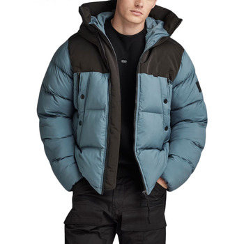 Υφασμάτινα Άνδρας Μπουφάν G-Star Raw EXPEDITION PUFFER JACKET MEN ΜΑΥΡΟ- ΣΙΕΛ