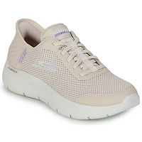 Παπούτσια Γυναίκα Χαμηλά Sneakers Skechers HANDS FREE SLIP INS : GO WALK FLEX - GRAND ENTRY Beige