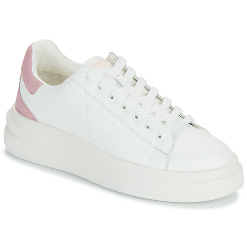 Παπούτσια Γυναίκα Χαμηλά Sneakers Guess ELBINA Άσπρο / Ροζ