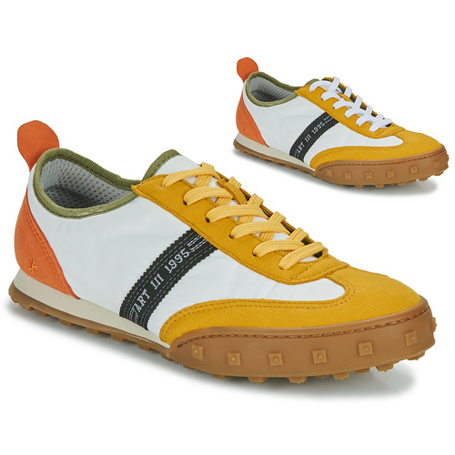 Παπούτσια Άνδρας Χαμηλά Sneakers Art CROSS SKY Άσπρο / Yellow / Orange