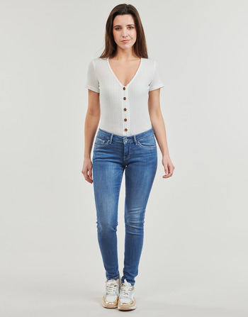 Υφασμάτινα Γυναίκα Skinny jeans Pepe jeans SKINNY JEANS LW Μπλέ