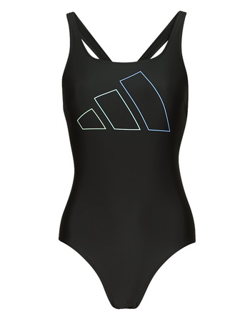 Υφασμάτινα Γυναίκα μαγιό  1 κομμάτι adidas Performance Big Bars X-Back Swimsuit Black