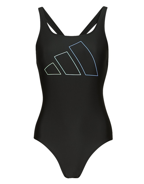 Υφασμάτινα Γυναίκα μαγιό  1 κομμάτι adidas Performance Big Bars X-Back Swimsuit Black