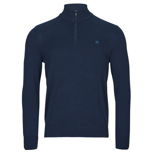 Υφασμάτινα Άνδρας Πουλόβερ Timberland Cotton YD 1/4 Zip Sweater Marine