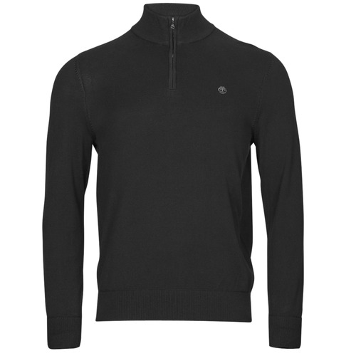 Υφασμάτινα Άνδρας Πουλόβερ Timberland Cotton YD 1/4 Zip Sweater Black