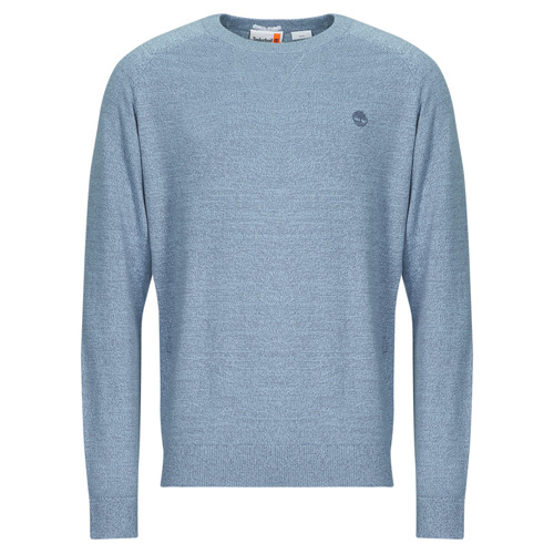 Υφασμάτινα Άνδρας Πουλόβερ Timberland Cotton Raglan Sleeve CrewNeck Sweater Μπλέ