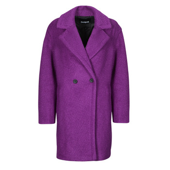 Υφασμάτινα Γυναίκα Παλτό Desigual COAT AMBERES Violet