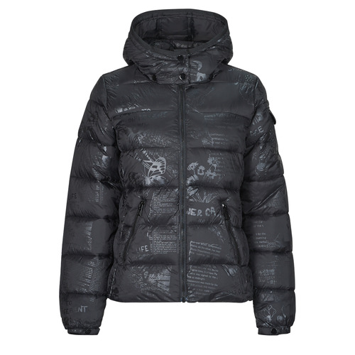 Υφασμάτινα Γυναίκα Μπουφάν Desigual PADDED DRAMMEN Black