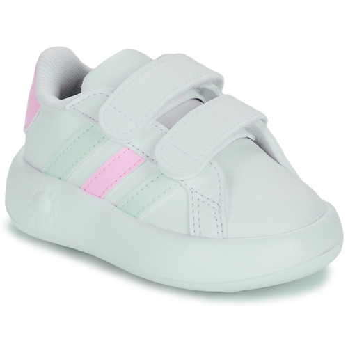 Παπούτσια Κορίτσι Χαμηλά Sneakers Adidas Sportswear GRAND COURT 2.0 CF I Άσπρο / Ροζ / Green