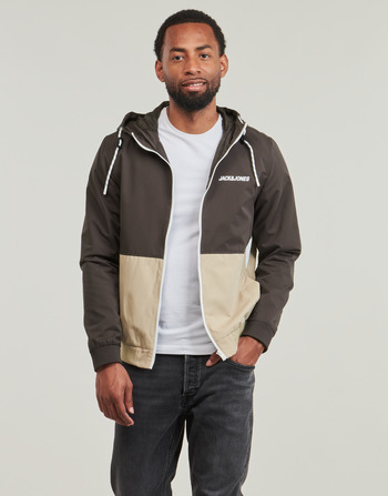 Υφασμάτινα Άνδρας Μπουφάν Jack & Jones JJERUSH HOOD BOMBER Beige / Brown