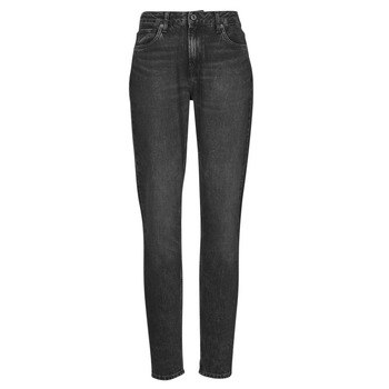 Υφασμάτινα Γυναίκα Jeans tapered / στενά τζην Pepe jeans TAPERED JEANS HW Black