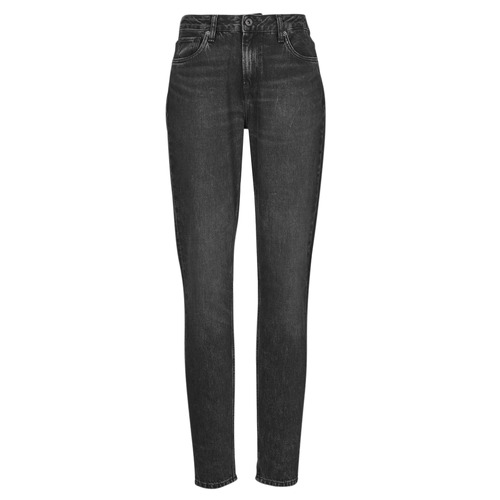 Υφασμάτινα Γυναίκα Jeans tapered / στενά τζην Pepe jeans TAPERED JEANS HW Black