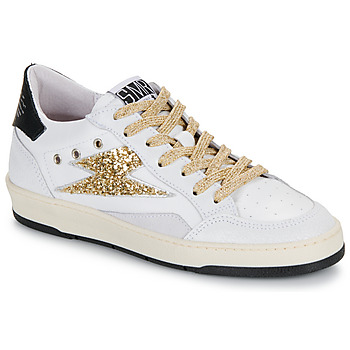 Παπούτσια Γυναίκα Χαμηλά Sneakers Semerdjian DANY Άσπρο / Gold