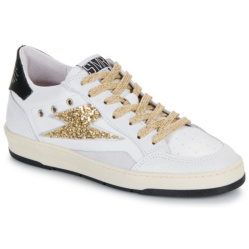 Παπούτσια Γυναίκα Χαμηλά Sneakers Semerdjian DANY Άσπρο / Gold