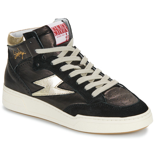 Παπούτσια Γυναίκα Ψηλά Sneakers Semerdjian BRAGA Black / Gold