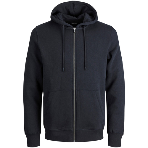 Υφασμάτινα Άνδρας Φούτερ Jack & Jones JJESTAR BASIC SWEAT ZIP HOOD NOOS 12210830 Black