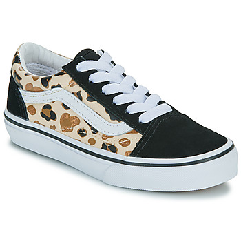 Παπούτσια Κορίτσι Χαμηλά Sneakers Vans Old Skool V Black / Leopard