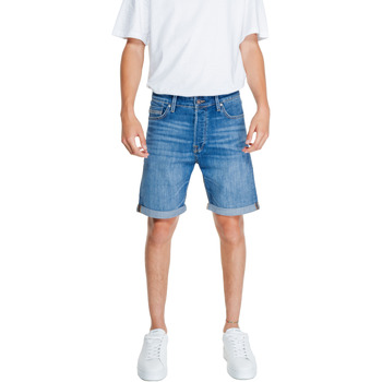 Υφασμάτινα Άνδρας Σόρτς / Βερμούδες Jack & Jones JJICHRIS JJWOOD SHORTS GE 415 SN 12249092 Μπλέ